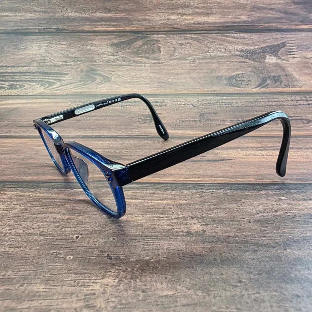 Ernest‎ Hemingway 4617 Blue Black Rectangular Eyeglasses 48/17/135 FRAMES ONLY